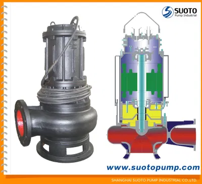 Wq Centrifugal Submersible Sewage Water Pump for Waste Drainage with Auto Coupling